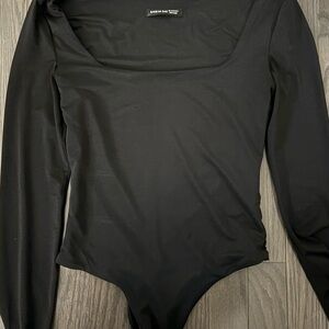 Black Long Sleeve Bodysuit